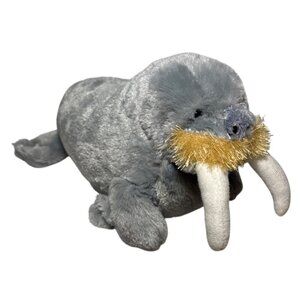 Ganz Webkinz Gray Walrus Plush Stuffed Animal Toy Friend NO CODE 9"